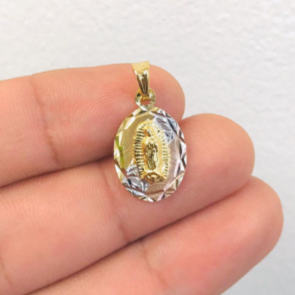 Gold Virgen De Guadalupe Pendant / Women's Pendant